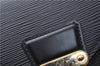 Auth Louis Vuitton Epi Pochette Sellier Dragonne Clutch Bag M52612 Black 8788F