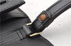 Auth Louis Vuitton Epi Pochette Sellier Dragonne Clutch Bag M52612 Black 8788F