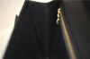 Auth Louis Vuitton Epi Pochette Sellier Dragonne Clutch Bag M52612 Black 8788F