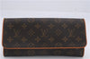 Authentic Louis Vuitton Monogram Pochette Twin GM Shoulder Bag M51852 LV 8789D