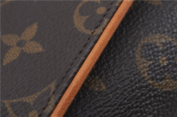 Authentic Louis Vuitton Monogram Pochette Twin GM Shoulder Bag M51852 LV 8789D