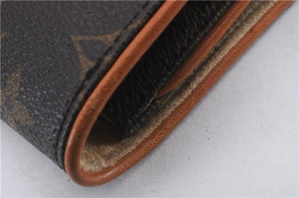 Authentic Louis Vuitton Monogram Pochette Twin GM Shoulder Bag M51852 LV 8789D