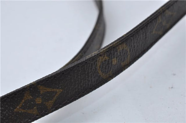 Authentic Louis Vuitton Monogram Brown Shoulder Strap 39.4" LV 8795D