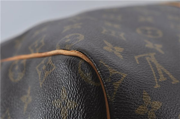 Auth Louis Vuitton Monogram Keepall Bandouliere 55 Boston Bag M41414 LV 8796D
