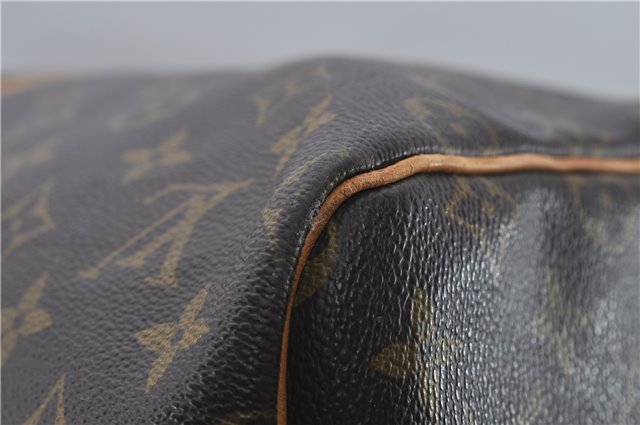 Auth Louis Vuitton Monogram Keepall Bandouliere 55 Boston Bag M41414 LV 8796D