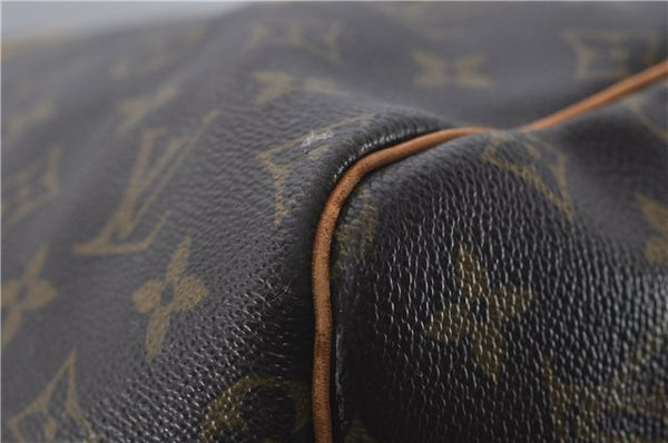 Auth Louis Vuitton Monogram Keepall Bandouliere 55 Boston Bag M41414 LV 8796D