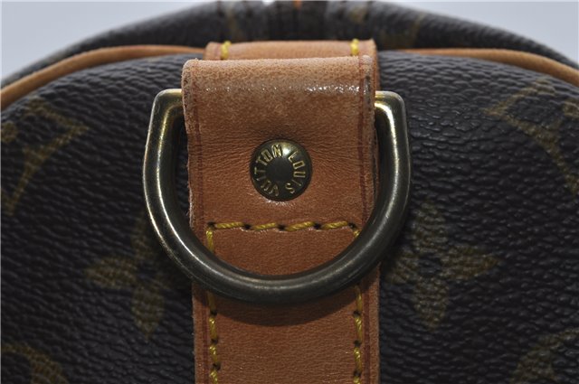 Auth Louis Vuitton Monogram Keepall Bandouliere 55 Boston Bag M41414 LV 8796D