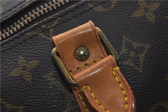 Auth Louis Vuitton Monogram Keepall Bandouliere 55 Boston Bag M41414 LV 8796D