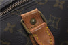 Auth Louis Vuitton Monogram Keepall Bandouliere 55 Boston Bag M41414 LV 8796D