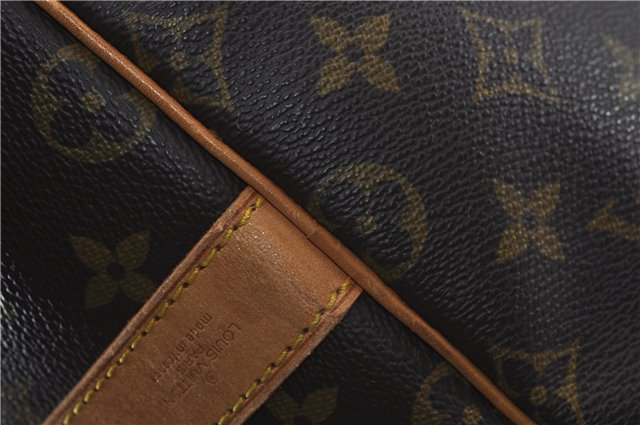 Auth Louis Vuitton Monogram Keepall Bandouliere 55 Boston Bag M41414 LV 8796D