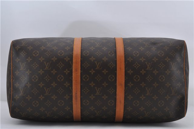 Authentic Louis Vuitton Monogram Keepall 55 Travel Boston Bag M41424 LV 8797D