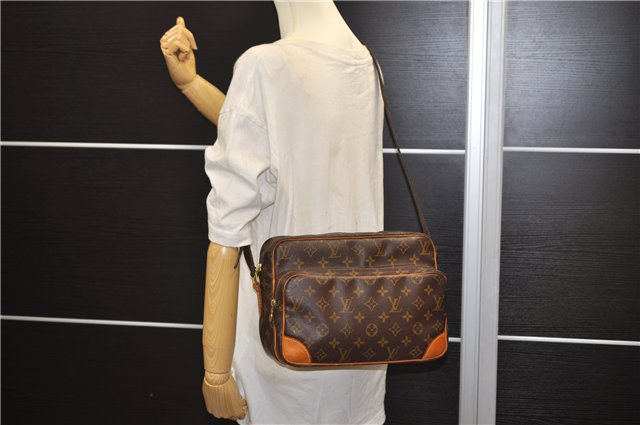 Authentic Louis Vuitton Monogram Nile Shoulder Cross Body Bag M45244 LV 8798D