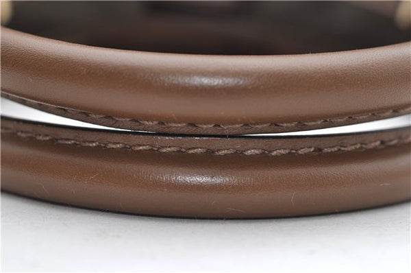 Authentic GUCCI Sukey Shoulder Tote Bag GG Canvas Leather 211944 Pink 8800D