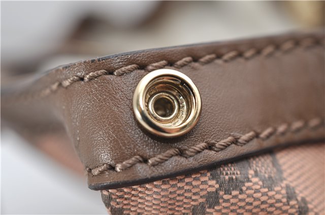 Authentic GUCCI Sukey Shoulder Tote Bag GG Canvas Leather 211944 Pink 8800D