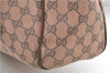 Authentic GUCCI Sukey Shoulder Tote Bag GG Canvas Leather 211944 Pink 8800D