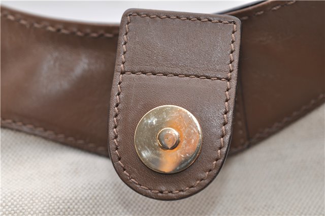 Authentic GUCCI Sukey Shoulder Tote Bag GG Canvas Leather 211944 Pink 8800D