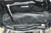 Authentic PRADA Zebra Unborn Calf Leather Shoulder Hand Bag White Black 8800F