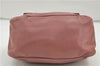 Authentic PRADA Leather 2Way Shoulder Hand Bag Purse Pink 8801D