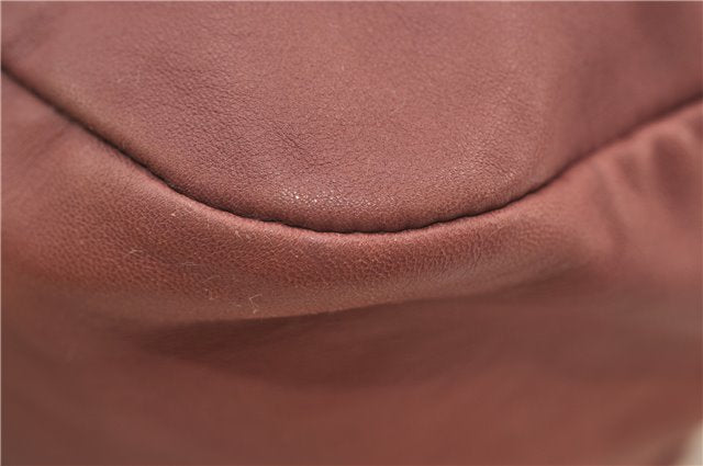 Authentic PRADA Leather 2Way Shoulder Hand Bag Purse Pink 8801D