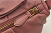 Authentic PRADA Leather 2Way Shoulder Hand Bag Purse Pink 8801D