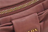 Authentic PRADA Leather 2Way Shoulder Hand Bag Purse Pink 8801D