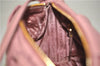 Authentic PRADA Leather 2Way Shoulder Hand Bag Purse Pink 8801D