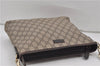 Authentic GUCCI Shoulder Cross Body Bag GG PVC Leather 388924 Brown 8802D