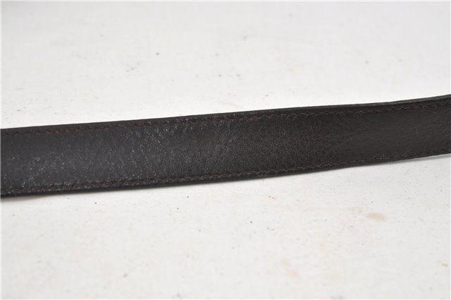 Authentic GUCCI Shoulder Cross Body Bag GG PVC Leather 388924 Brown 8802D