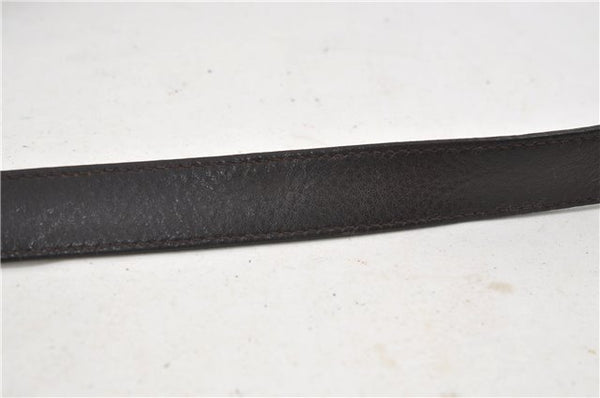 Authentic GUCCI Shoulder Cross Body Bag GG PVC Leather 388924 Brown 8802D