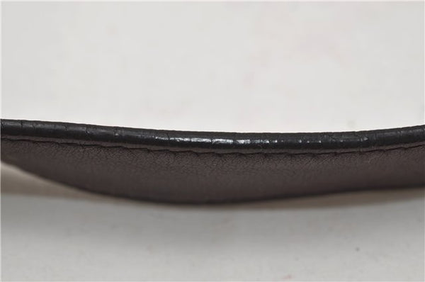 Authentic GUCCI Shoulder Cross Body Bag GG PVC Leather 388924 Brown 8802D