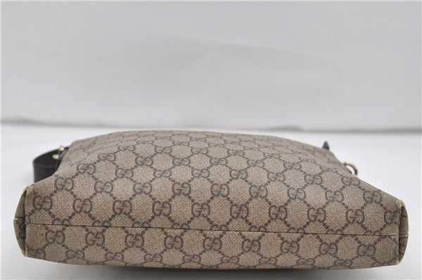 Authentic GUCCI Shoulder Cross Body Bag GG PVC Leather 388924 Brown 8802D