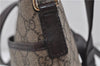 Authentic GUCCI Shoulder Cross Body Bag GG PVC Leather 388924 Brown 8802D