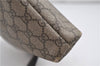 Authentic GUCCI Shoulder Cross Body Bag GG PVC Leather 388924 Brown 8802D
