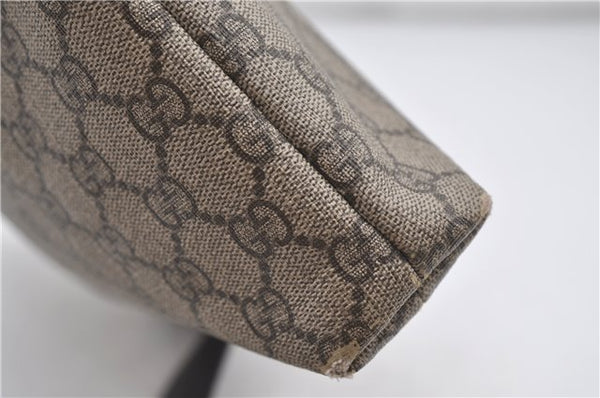 Authentic GUCCI Shoulder Cross Body Bag GG PVC Leather 388924 Brown 8802D