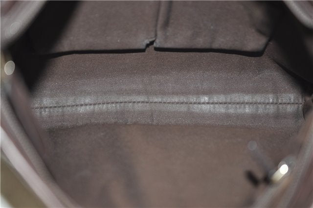 Authentic GUCCI Shoulder Cross Body Bag GG PVC Leather 388924 Brown 8802D