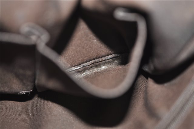 Authentic GUCCI Shoulder Cross Body Bag GG PVC Leather 388924 Brown 8802D