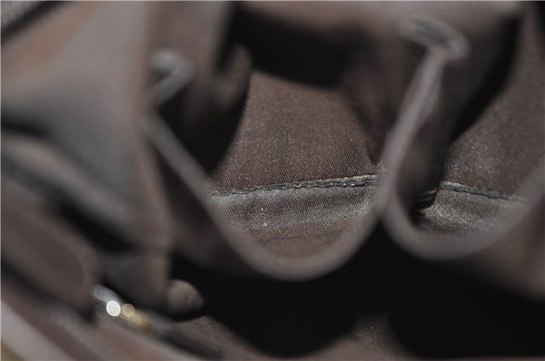 Authentic GUCCI Shoulder Cross Body Bag GG PVC Leather 388924 Brown 8802D