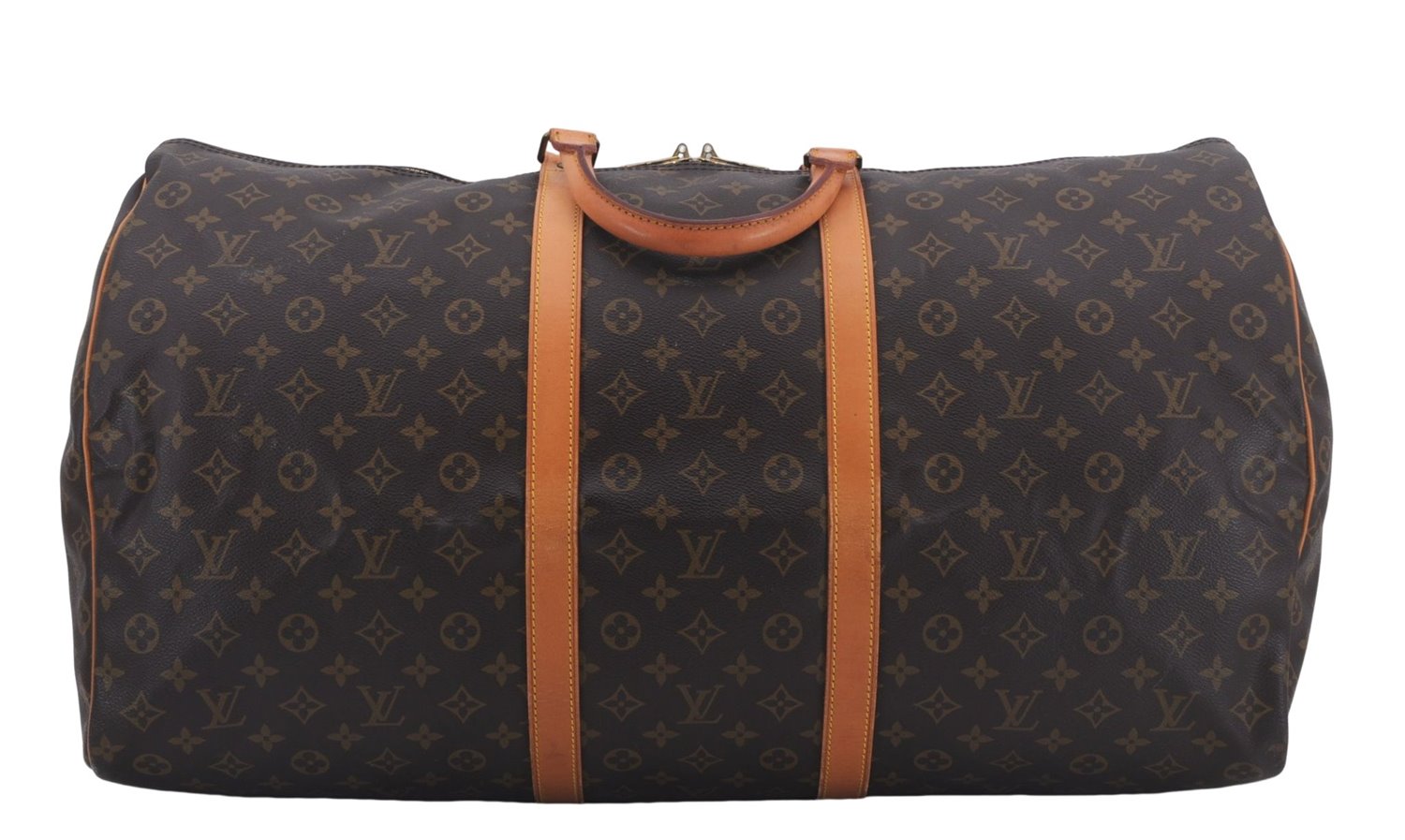 Authentic Louis Vuitton Monogram Keepall 60 Travel Boston Bag M41422 LV 8805D