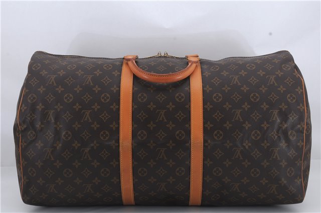 Authentic Louis Vuitton Monogram Keepall 60 Travel Boston Bag M41422 LV 8805D