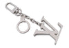 Authentic Louis Vuitton Porte Cles Initial Charm Key Ring Silver M65071 LV 8806C