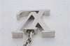 Authentic Louis Vuitton Porte Cles Initial Charm Key Ring Silver M65071 LV 8806C