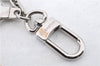 Authentic Louis Vuitton Porte Cles Initial Charm Key Ring Silver M65071 LV 8806C