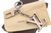 Auth Louis Vuitton Porte Cles Initial Charm Key Ring Silver M65071 LV Box 8807C