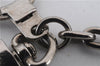 Auth Louis Vuitton Porte Cles Initial Charm Key Ring Silver M65071 LV Box 8807C