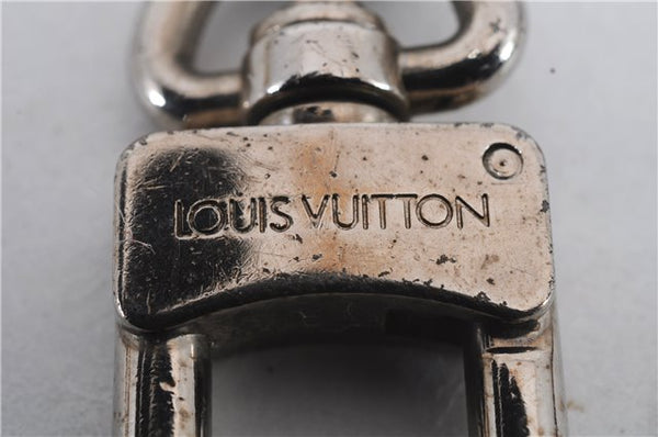 Auth Louis Vuitton Porte Cles Initial Charm Key Ring Silver M65071 LV Box 8807C