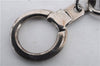Auth Louis Vuitton Porte Cles Initial Charm Key Ring Silver M65071 LV Box 8807C