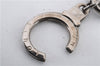 Auth Louis Vuitton Porte Cles Initial Charm Key Ring Silver M65071 LV Box 8807C