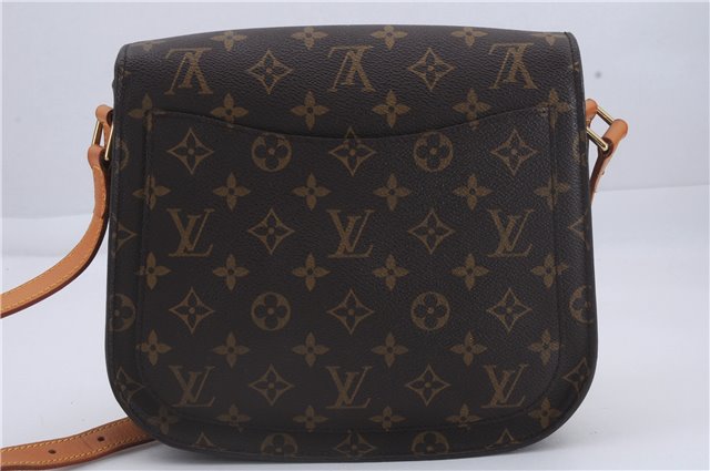 Auth Louis Vuitton Monogram Saint Cloud GM Shoulder Cross Bag M51242 LV 8807D
