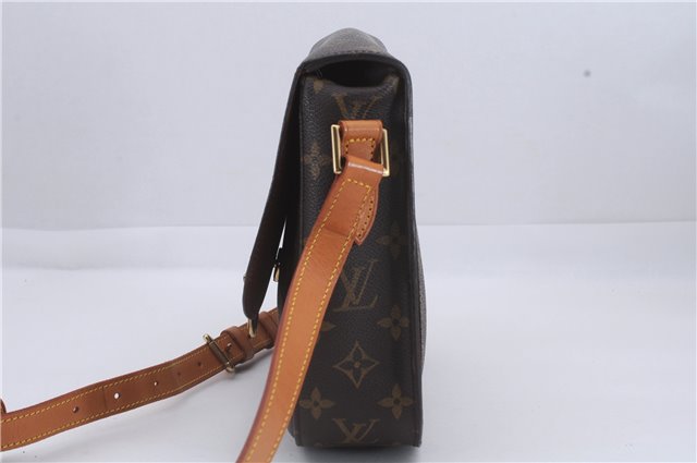 Auth Louis Vuitton Monogram Saint Cloud GM Shoulder Cross Bag M51242 LV 8807D