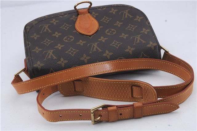 Auth Louis Vuitton Monogram Saint Cloud GM Shoulder Cross Bag M51242 LV 8807D